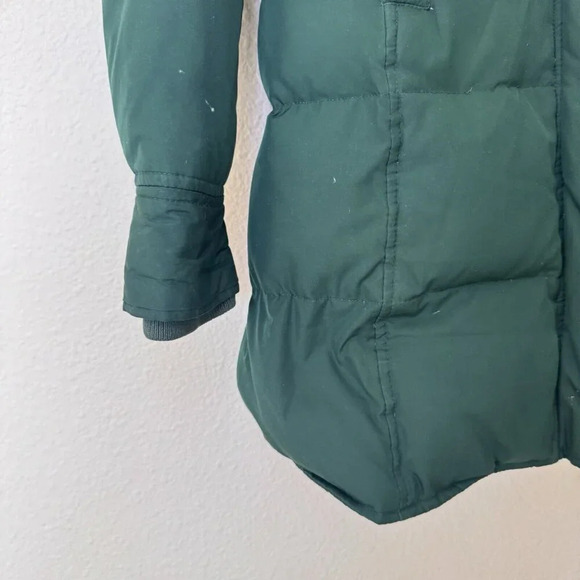 Vtg Juicy Couture P Parka Puffer Coat Knee Length Long Sleeve Insulated Green - Picture 3 of 9